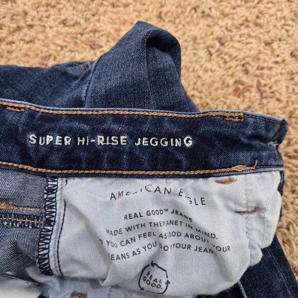 American Eagle The Dream Jean Super Hi-Rise Jegging Size 4 - Picture 5 of 8